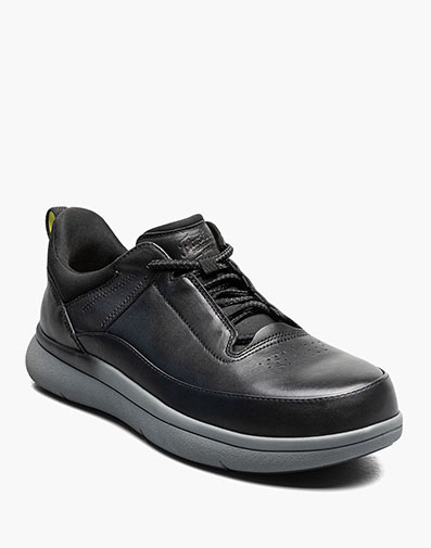 Fleet Work Black Elastic Lace Sneaker in Black for $165.00 dollars.